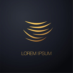 abstract logo concept design