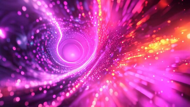 colorful lights abstract background. 4K Video