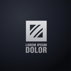 abstract logo concept design