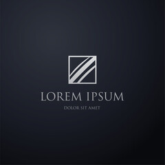 abstract logo concept design