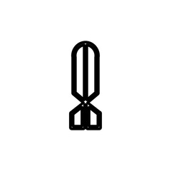 scissors line icon
