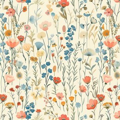 Craft a delicate pattern evoking the sweetness of a summer melody , digital photography