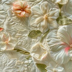 Whimsical textures that evoke a sense of joie de vivre and effervescence , soft shadowns