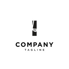 Letter I Golf Stick logo icon vector template.eps