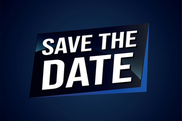 save the date poster banner graphic design icon logo sign symbol social media website coupon

