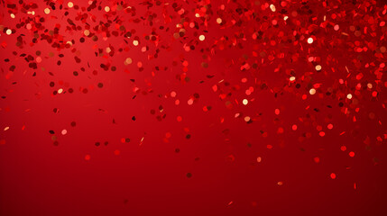 water drops on red background