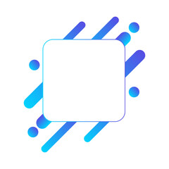 Obraz premium Gradient Abstract Frame