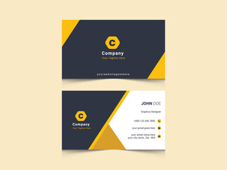 visiting card Modern, Creative business card, name card, corporate, contact us, void, grab, bulletin, introduction, recruitment, elegant,real estate orange business card