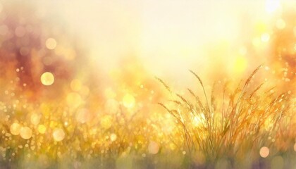 Abstract background inspired by a shimmering meadow after the evening rain.