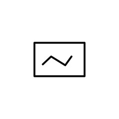 line chart line icon