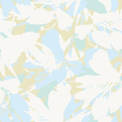 Obraz na płótnie Canvas Pastel Abstract Floral Seamless Pattern Design