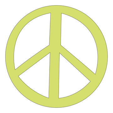 peace and love retro style