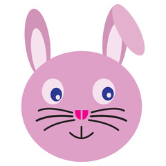 Cute cartoon bunnies. Rabbit character, Easter bunny vector. 11:11