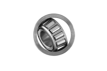 Cylindrical roller bearing isolated on white background