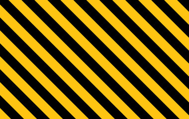 Warning yellow black diagonal stripes line. Safety stripe warning caution hazard danger road vector sign symbol. - obrazy, fototapety, plakaty