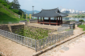 Fototapeta na wymiar Go to Gongsanseong Fortress in Gongju City