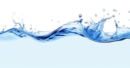 pure water flow dynamic splash background