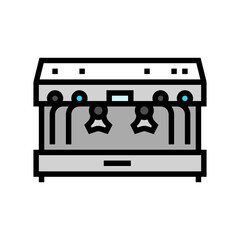 espresso machine restaurant equipment color icon vector. espresso machine restaurant equipment sign. isolated symbol illustration