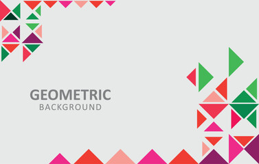 Obraz premium abstract geometric background colorful