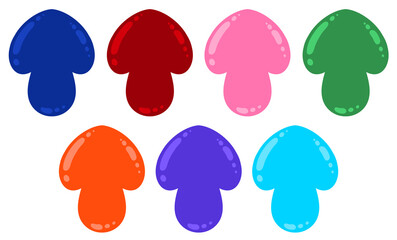 Cute Colorful Arrow Cute Doodle Arrow Fat Arrow Cute Shiny Arrow Chubby Arrow Colorful Arrow Set Collection