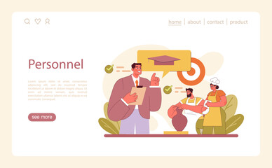 Team Skill Development concept. Cultivating expertise and leadership within the workforce.