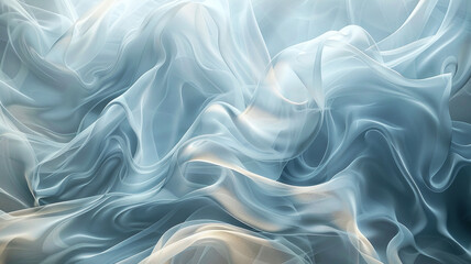 Obraz premium Soft abstract wind swirls, elegant motion, airy feel