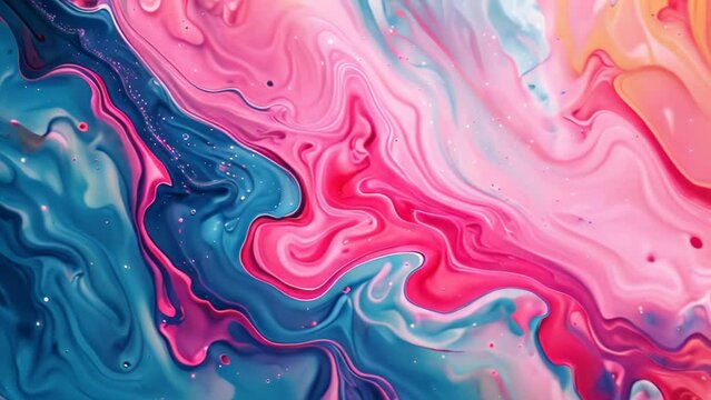 Marble animated colourful background. 4k video
