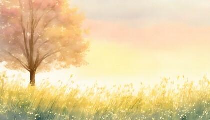 Obraz na płótnie Canvas Abstract background inspired by a beautiful wide meadow.