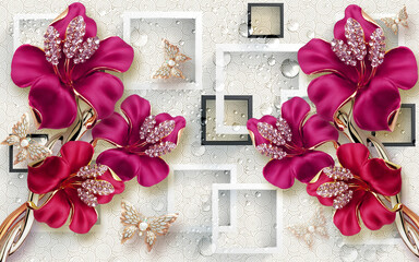  wallpaper design with flower background