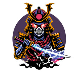 Fototapeta premium pirate skull and sword