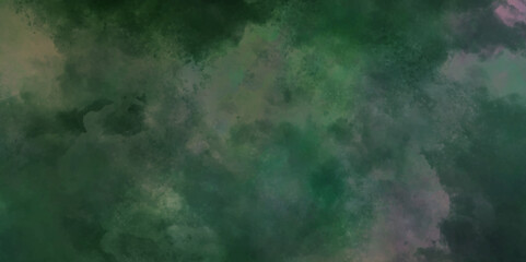 Trendy Green wall background. abstract painted watercolor. chalk rubbed out on blackboard. Brush stroked painting. powder explosion, colored cloud. colorful dust explode. backdrop of education concept
