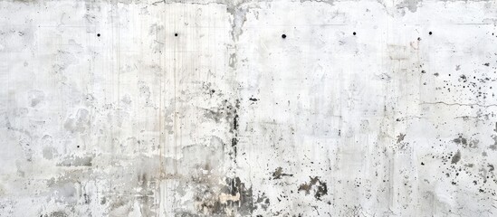 Obraz premium Aged white concrete wall texture with grungy patterns