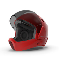 Futuristic Smart Motorcycle Helmet - Integrating Advanced Technology for Enhanced Safety and Connectivity on the Road.