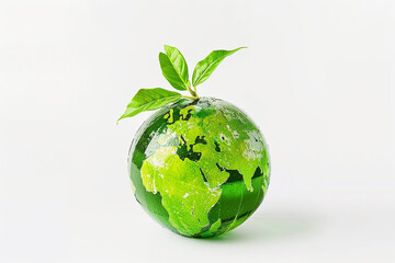 A green globe with a fresh
