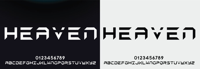 Modern minimal abstract alphabet fonts. Typography technology, electronic, movie, digital, music, future, logo creative font. vector illustration