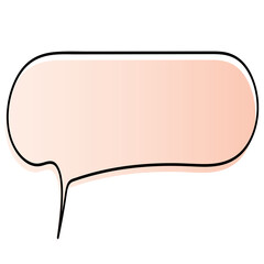 Speech bubbles with colorful gradient. Template for web design, banner, mobile app, landing page and infographics.