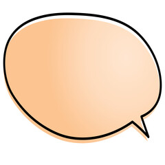 Speech bubbles with colorful gradient. Template for web design, banner, mobile app, landing page and infographics.