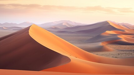 Fototapeta na wymiar Imagine namib desert namibia towering sand dunes surreal landscapes