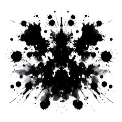 Fototapeta premium Rorschach test ink blots