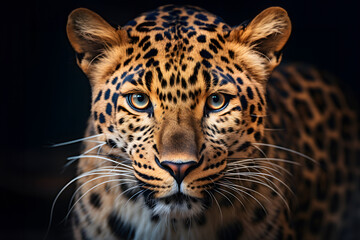 leopard. predatory big cat. zoology and fauna. mammal