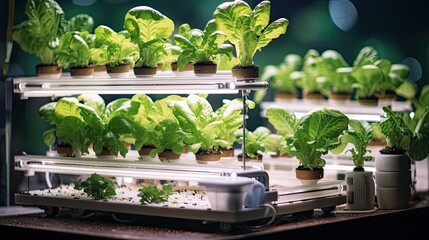nano scale farmers cultivating hydroponic gardens