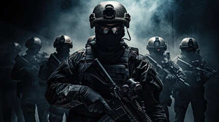 commanding a team of elite special forces in a virtual reality counter terrorism operation