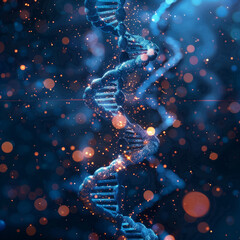human DNA structure or Human Chromosomes anatomy, Generative AI. 13