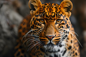 leopard. predatory big cat. zoology and fauna. mammal - 767614764