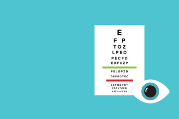 Eye Test. Ophthalmologist exam.	