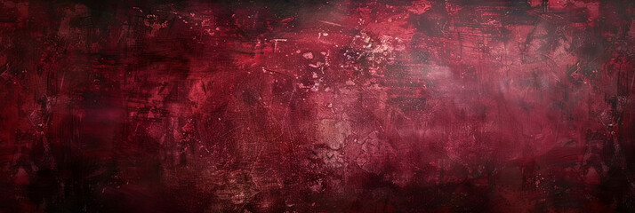 Obraz premium red background, red grunge texture background for poster, Dark Red Stucco Wall Background. Valentines ,Christmas banner 