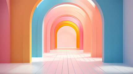 Fototapeta premium Soft color background scene