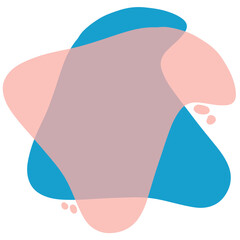 Modern pastel blob shape element, abstract blob background, boho shapes, aesthetic, Modern minimalist background concept design for web banner.