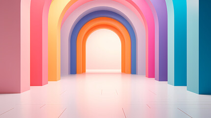 Soft color background scene