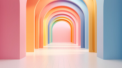 Soft color background scene